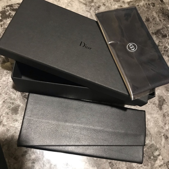 Dior Accessories - DIOR Sunglasses case set new FIRM PRICE